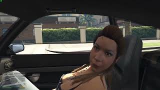 Gta Asmr Driving  Cab missions  Meeting LizFranklins Girlfriend [upl. by Schlessinger387]