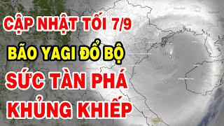 🔴TIN BÃO KHẨN CẤP TỐI 79Bão số 3 Yagi đang càn quét đất liền cảnh báo rủi ro thiên tai cấp độ 4 [upl. by Byrdie]