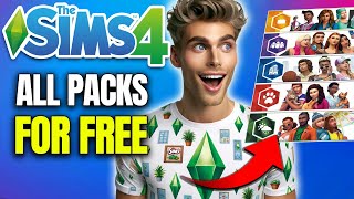 Sims 4 ALL PACKS amp EXPANSIONS for FREE 🏡 How To Install Sims 4 DLCs TUTORIAL PCMAC [upl. by Einitsed]