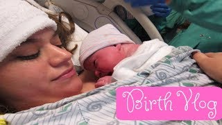 BIRTH VLOG l Paislee Grace [upl. by Nnauol344]