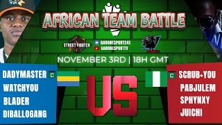 SF6  AFRICAN TEAM BATTLE  GABON VS NIGERIA [upl. by Waddle84]