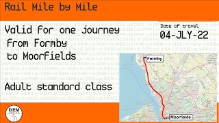 Formby to Moorfields  🚇 Rail Mile by Mile [upl. by Oderfliw]