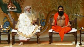 Baba Ramdev with Sadhguru in Isha Yoga Center [upl. by Yud]