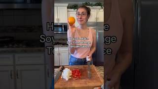 How to make Orange Teriyaki Sauce Soy Free 🍊🥡 shorts healthyfood healthyrecipes [upl. by Clapper]