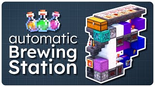 Fully Automatic Potion Brewer  Minecraft Java 121 Redstone Tutorial [upl. by Donohue]