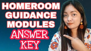 HOMEROOM GUIDANCE ANSWER KEY [upl. by Ronda82]