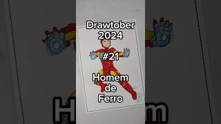 Drawtober dia 21 homemdeferro marvel desenho drawing art arte [upl. by Orestes]