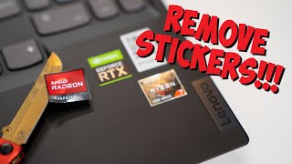 How to Remove Stickers from your laptop [upl. by Jimmy]