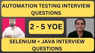 Software Testing Mock Interview Automation Testing Interview RD Automation Learning [upl. by Salomi]