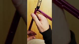 More Easy Butterfly Knife Tricks How to do a Thumb Rollover shorts [upl. by Aneev]