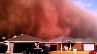 Lubbock Tx Dust Cloud Sandstorm Haboob Dust Storm 101711 [upl. by Rhodes]