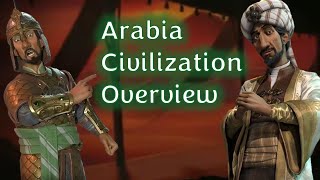 Civ 6 Leader Overviews How to Play Saladin of Arabia Vizier and Sultan [upl. by Allesiram]