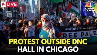 DNC 2024 LIVE Hundreds of Activists Protest in Chicago at Democratic Convention Day 1  Gaza N18G [upl. by Einahpet]