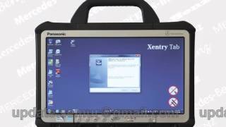 Updating Mercedes Xentry Connect  12060 DVD 052013 [upl. by Toblat]