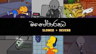 මනෝපාරකට සිංදු  Slowed and Reverb  Manoparakata Shinhala song Collection [upl. by Lucey]