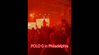 Polo G brought his Hood Poet Tour to Philadelphia wit Twotiime Vonoff1700 SKYLAR BLATTDIOR SCOREY [upl. by Ahsinrev]