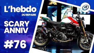 Emission TV actu moto  lHebdo du Repaire 76 [upl. by Sicular107]