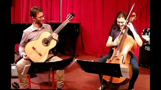 Duo Iberia R Gnattali  Sonata per violoncello e chitarra III movimento Con Spirito [upl. by Goodhen]