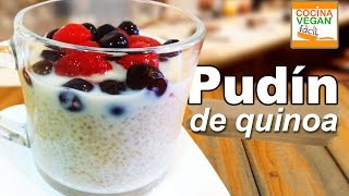 Pudín de quinoa  Cocina Vegan Fácil [upl. by Eehc]