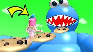 Roblox ESCAPE THE COOKIE MONSTER OBBY [upl. by Yurt]