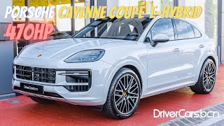 Porsche Cayenne Coupé EHybrid in Crayón 470hp  Quick view  Drivercarsbcn [upl. by Corbett]