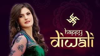 Zarine Khan celebrates Diwali with zoom  Bollywood News [upl. by Pace]