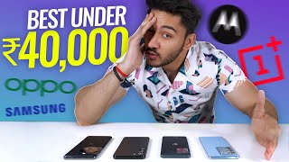 Top 4 Best Flagship type Smartphones Under ₹40000 Budget⚡March April 2023 [upl. by Belicia]