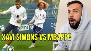 XAVI SIMONS VS KYLIAN MBAPPE FREISTOSS CHALLENGE [upl. by Wickham]