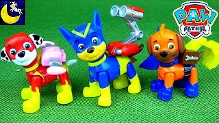 Paw Patrol Super Heroes Pups MIX and MATCH Toys Chase Marshall Apollo Funny Toy Video for Kids [upl. by Etan]