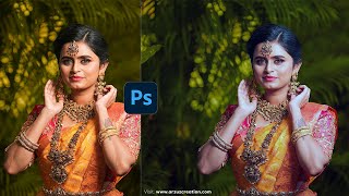 Photoshop Tutorial Wedding Photo Colour Correction in Photoshop ArzuzCreation [upl. by Druci547]