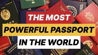 The most powerful passport in 2024 [upl. by Hnahym431]