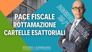 PACE FISCALE amp ROTTAMAZIONE CARTELLE ESATTORIALI  Ultimissime novità [upl. by Attiuqram]