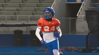 Boise State staff gains knowledge on generating turnovers [upl. by Jansson]