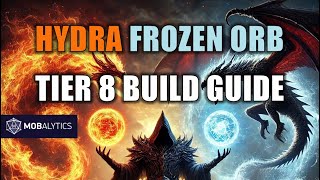 Hydra Winterglass can cook T8s  Build Guide  Diablo 4  S5 Sorcerer [upl. by Alegnaoj]