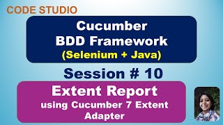 Cucumber BDD Framework Development selenium  Java in Hindi 10  Extent Report  Practical Demo [upl. by Feldt743]