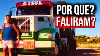 4 Grandes transportadoras do Brasil que foram a FALÊNCIA [upl. by Adiene]