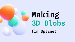 How to create 3D blobs using Spline [upl. by Nathan150]