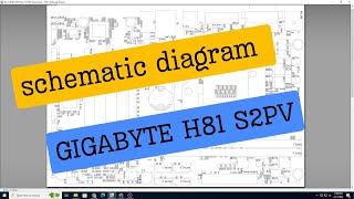 Schematic diagram gigabyte h81 s2pv [upl. by Enaoj169]