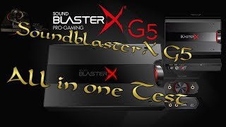 SoundblasterX G5  unter die Lupe genommen [upl. by Enilrae450]