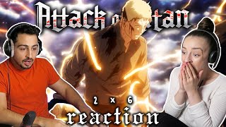 ARE YOU KIDDING ME Attack on Titan 2x6 REACTION  quotWarriorquot [upl. by Birch]