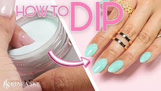 💅🏼How to do Dip Powder for Beginners ✨ Nail Tutorial ⚬ Dip Powder 101 📚✅ [upl. by Assehc749]