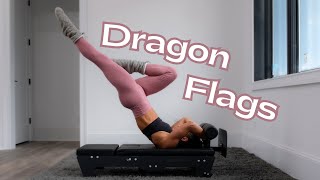 Dragon Flag Workout – progressions to do a dragon flag [upl. by Ellenaj]