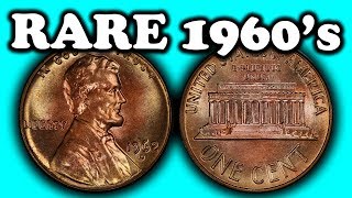 MOST VALUABLE PENNIES FROM THE 1960S  SUPER RARE PENNIES WORTH MONEY [upl. by Acirehs]