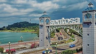 Sentosa Island Singapore travel singaporetouristattraction india love singaporeskyline Sentosa [upl. by Neelia]