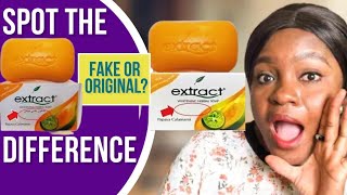 Detailed HOW TO IDENTIFY THE FAKE FROM THE ORIGINAL EXTRACT PAPAYA SOAP [upl. by Seraphine]