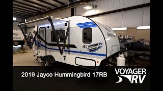 2019 Jayco Hummingbird 17RB Travel Trailer Video Tour  Voyager RV Centre [upl. by Eizeerb]