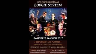 JeanPierre Bertrand et Le Boogie System samedi 28 janvier 2017 aux Platanes [upl. by Annavaj636]