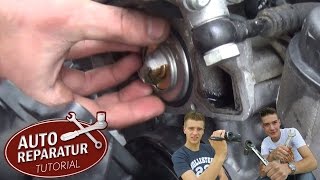 Thermostat wechseln  BMW 6 Zylinder Benziner Viskolüfter ausbauen  DIY Tutorial [upl. by Viv]