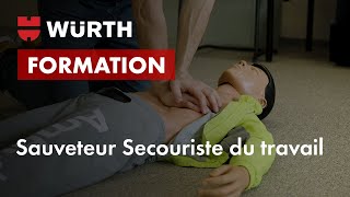 Formation Sauveteur Secouriste du Travail SST avec Würth [upl. by Nykal]