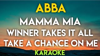 MAMMA MIA  WINNER TAKES IT ALL  TAKE A CHANCE ON ME  ABBA KARAOKE ABBA karaoke cover [upl. by Rapsac]